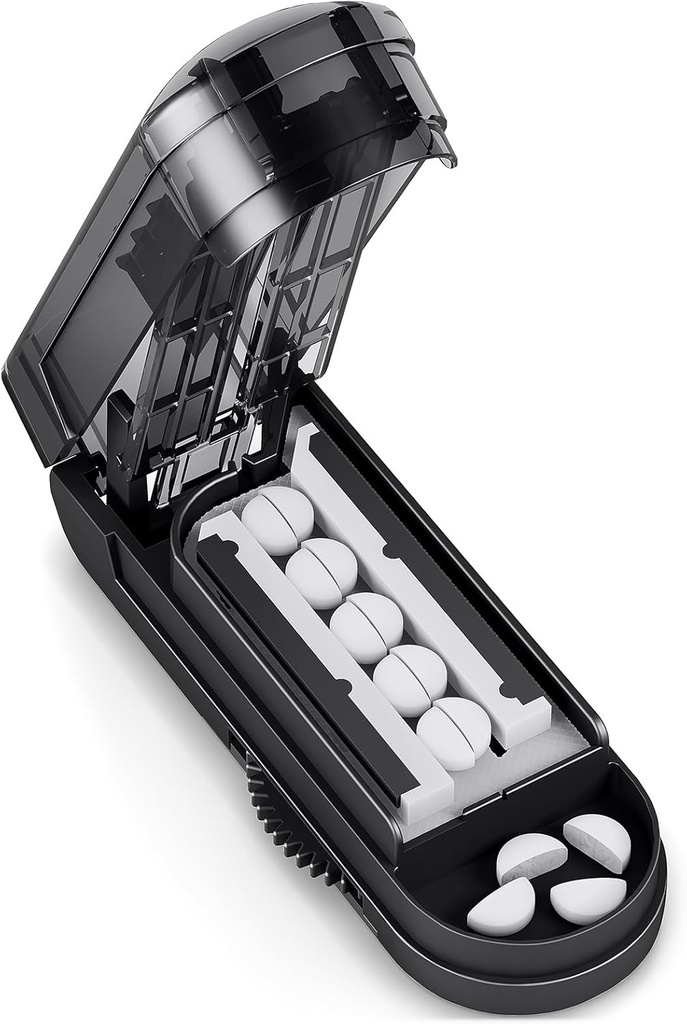 DEPAD Pill XS multiple Pills'ı kesmek için Splitter, Doğru, Küçük veya Büyük Tabletler için doğru, Sharp Güvenli Bıçaklar için Ayarlanabilir Pill XS Splitter,