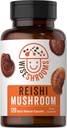 Carlyle Reishi Mushroom Capsules Extract | 5000 mg | 120 Count | Non-GMO & Gluten Free Supplement | by Wiseshrooms