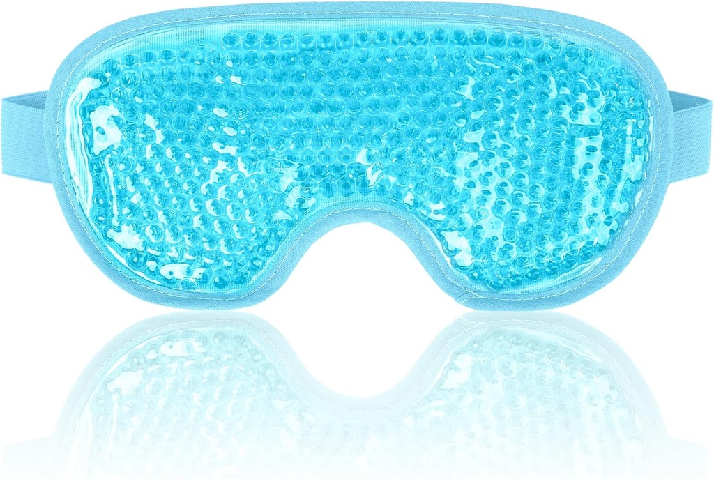 NEWGO Soğutma Göz Maskesi Puffy Eyes, Cold Eye Mask Eye Ice Pack for After Eyes Surgery, Gergin Stresi, Itchy Eyes, Headaches, Dark Circles - Blue Eye Mask