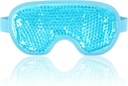 NEWGO Soğutma Göz Maskesi Puffy Eyes, Cold Eye Mask Eye Ice Pack for After Eyes Surgery, Gergin Stresi, Itchy Eyes, Headaches, Dark Circles - Blue Eye Mask