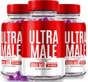 (3 Pack) Ultra Erkek Gummies, Ultra Erkek 1000 MG Gummy, Ultra Erkek Vitamin Gummies, All Natural Supplement to Boost Daily Performance and General Health, Resmi UltraMale İncelemeleri (180 Gummies)