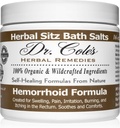 Dr. Cole'un Herbal Sitz Bath Soak – Organik Plant-Based Bath Salts for Comfort and Relaxation – Gentle, Natural Formula – (Beyaz)