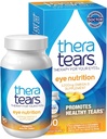 TheraTears 1200 mg Omega 3 Supplement for Eye Beslenme, Organik Flaxseed Triglyceride Fish Oil and Vitamin E, 90 Count Count Count