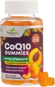 Yetişkin 100 mg için CoQ10 Gummies - 3X Güçlü, Yüksek Aborpsiyon, Kalp Sağlığı Desteği ve Enerji Üretimi için Antioksi Supplement, Ultra Coenzyme Q10 Vitaminleri, Coq 10 Supplements - 30 CoQ10 Gummies
