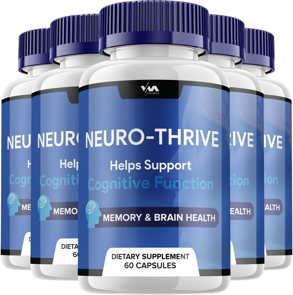 Nöro Thrive Brain Supplement Capsules – NöroThrive Pills, Neuro Thrive Cognitive Support ve Yorumlar, 300 Capsules