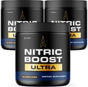 LIVORKA (3 Pack) Nitric Boost - Nitric Boost Ultra Mor Toz Erkekler için, NitricBoost Ultra Toz, Boost Energy and Support Active Lifestyles, 180 3 Ay için hizmet