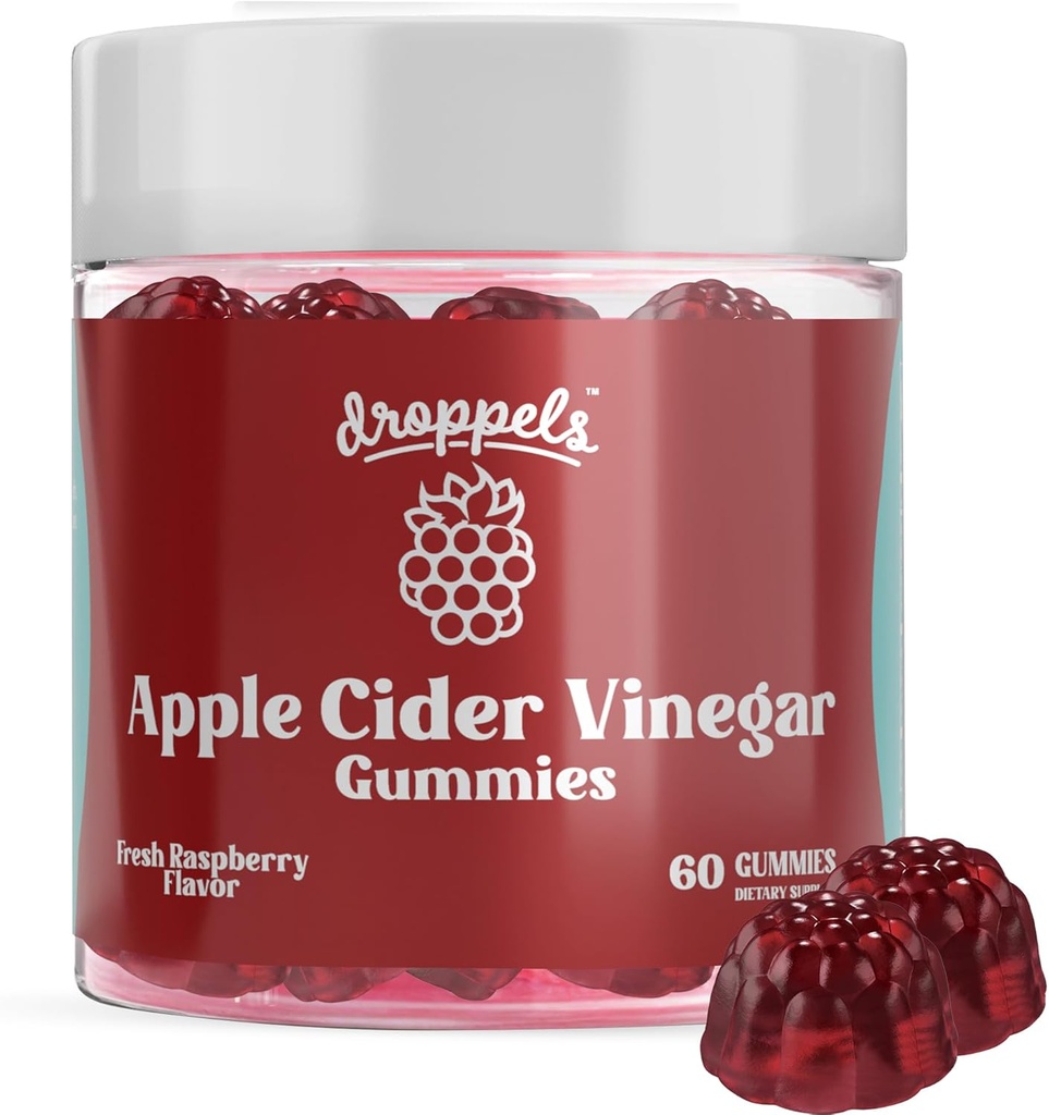 Σταγονίδια Apple Cider Vinegar Gummies 1000mg με Beet Root & Ρόδι 