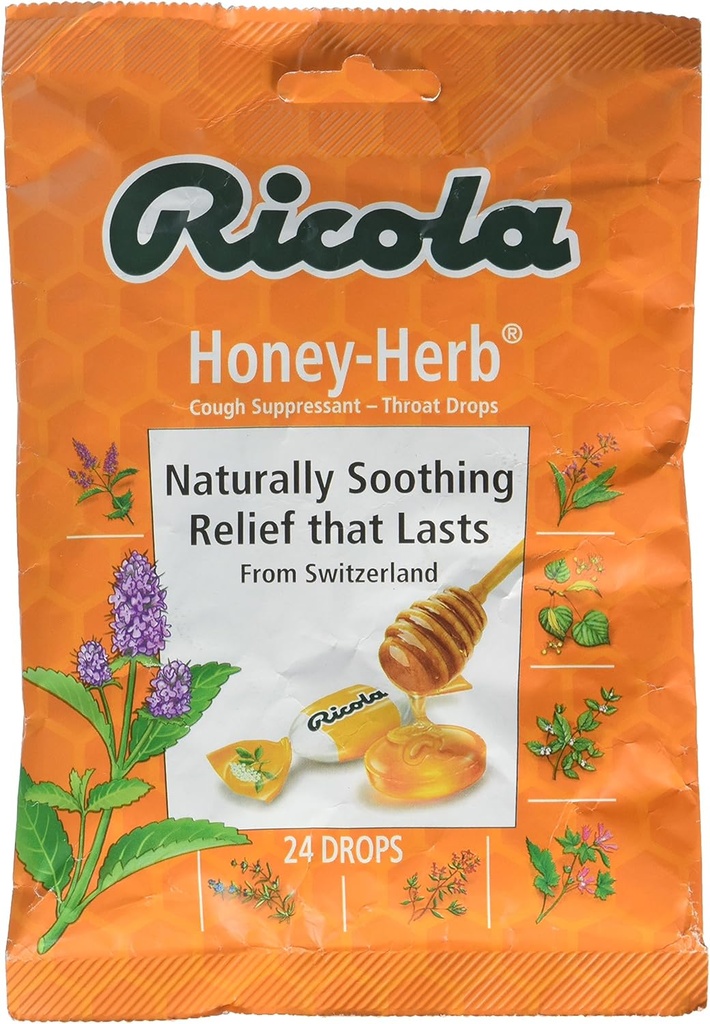 Ricola φυσικό βότανο μέλι 24 σταγόνες