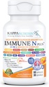 (60 Capsules), NAC 600 mg, Quercetin 1000 mg, C 500 mg, çinko 50 mg, Vitamin D3 5000iu, Selenium, Copper, Acerola, Ginger, Mercer, Citrus Bioflavonoids, Rose Hips, Echinacea, Immune N Plus 15 in 1