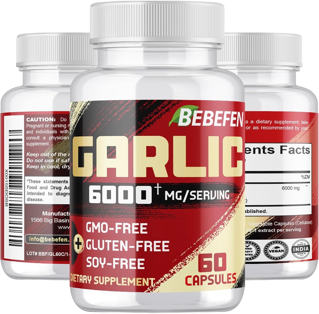 BEBEFEN Supplement Supplements - Digestive System için Kapsüller, Immune Health & General Well-Being - Vegetarian, Non-GMOMO