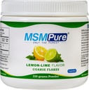 KALA HEALTH MSMPure Lemon Lime Flavored Coarse MSM Powder Flakes – Organic Sulfur for Joint Flexibility, Skin Appearance, and Hair & Nail Support – 8.8 oz, USA Made, Distilled Crystals