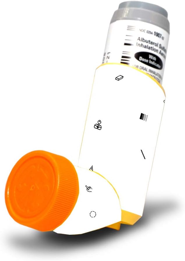 CanySkins Skin for Proventil HFA Asthma Inhaler - İlk Honeycomb | Koruyucu, Dayanıklı ve Benzersiz Dyson Decal Cover | Uygulamayı Kolay, Kaldırın ve Değiştirin