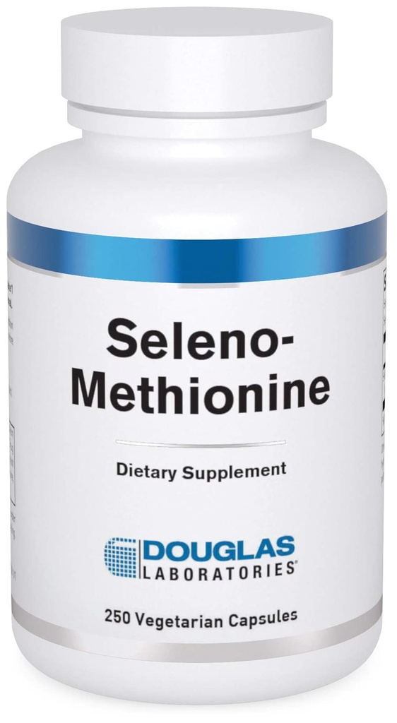 Douglas Laboratories Seleno-Methionine | 200 mcg. Bio available Selenium | 250 Capsules