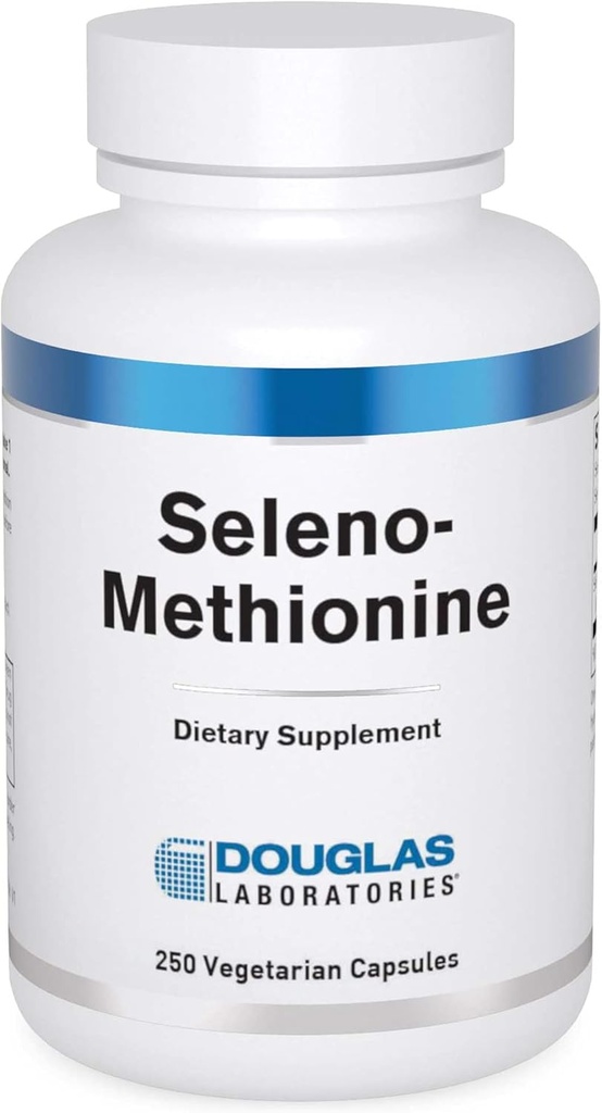 Douglas Laboratories Seleno-Methionine | 200 mcg. Bio available Selenium | 250 Capsules