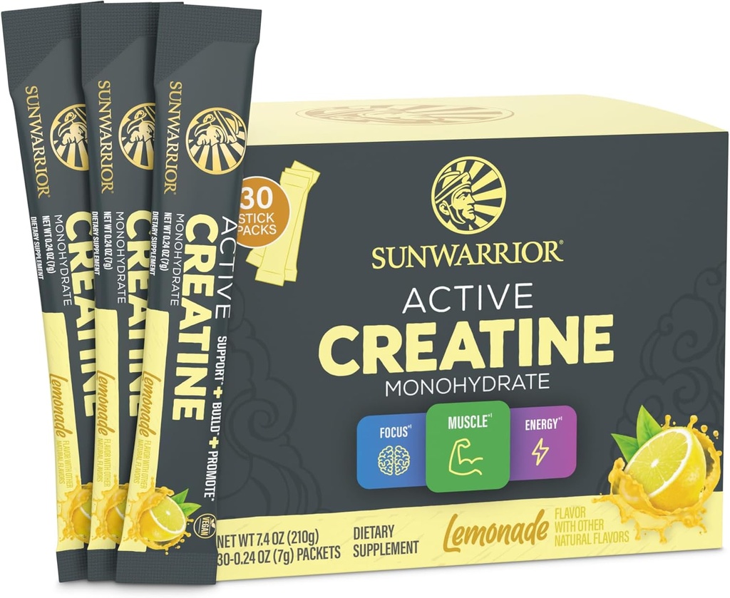 Kretine Monohidrat Toz Mikronized PreWorkout Recovery Supplement | Destek Kas Kuvvetli Eğitim Bildirgesi | Vegan & Keto Friendly Kolayca Mixes, Pop Box 30 Hizmet, Lemonade Flavored