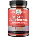 Natures Craft 10000 mcg Pure Biotin Pills for Women Men - Tavsiyeler ve Fuller Saç. Shinyolo Saç Büyümesi için Doğal Tamam - Vejetaryen Vitamin Capsules - Clear Skin Güçlü Nails Alın