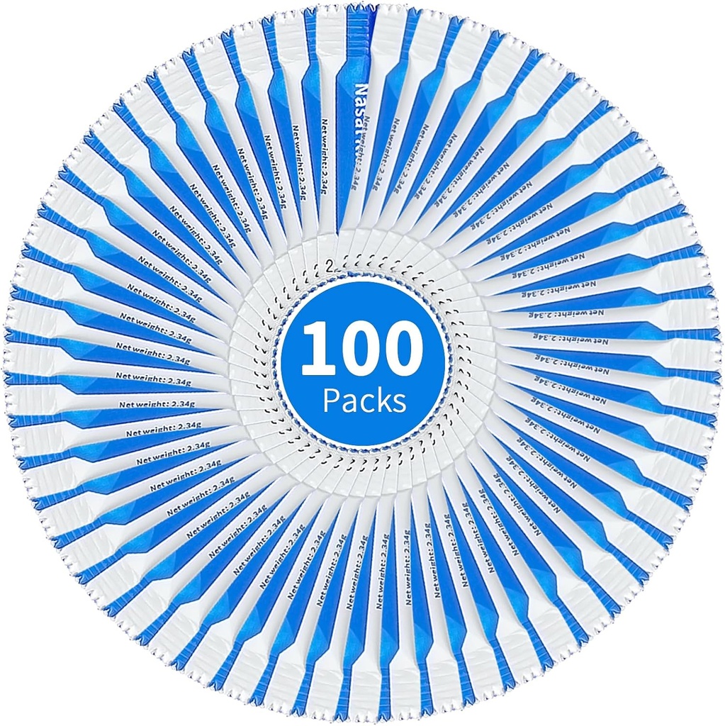 Neti Pot Salt Packets, Bireysel olarak 100 Saline Packets, Nasal Wash Refill Kit | Sinus Rinse Packets for Neti Pots | Nasal Irrigation System | Nasal Rinse | Sinus Relief | Nose Çamaşır Yıkama