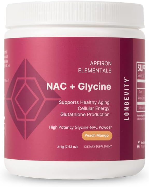 NAC + Glycine Toz - 2500 mg - Glutathione Production, Immune Support, & Cellular Energy