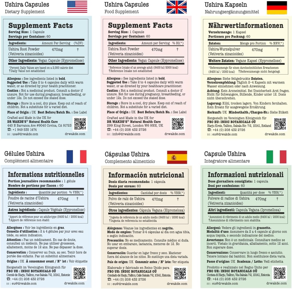 Κάψουλες Ουσίρα (Vertiver 