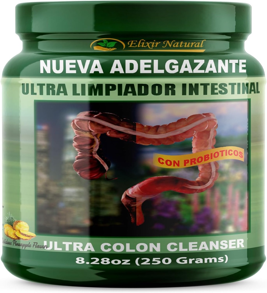 Ultra Limpiador Intestinal Ultra Colon Cleanser ve Detox ile Pineapple Fiber 300g Tarafından Ultra Limpiador Intestinal