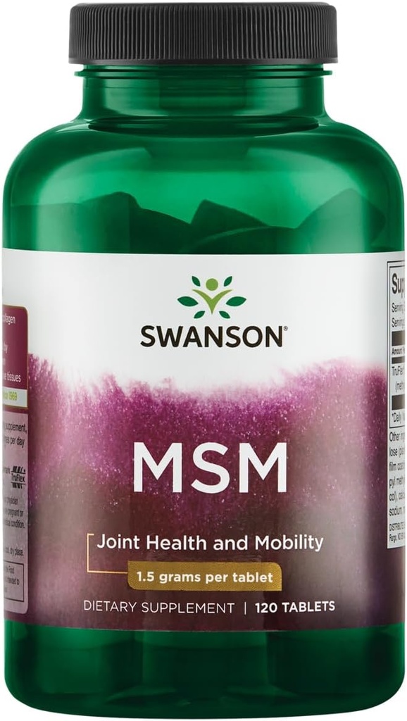 Swanson Msm 1500 Milligrams 120 καρτέλες