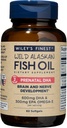 Wiley's Finest Wild Alaskan Fish Oil Prenatal DHA - 900 mg EPA ve DHA Omega-3s Hamile Kadınlar ve Hemşire Anneleri için - 60 Softgels (30 Prenatal Vitamin Servisleri)