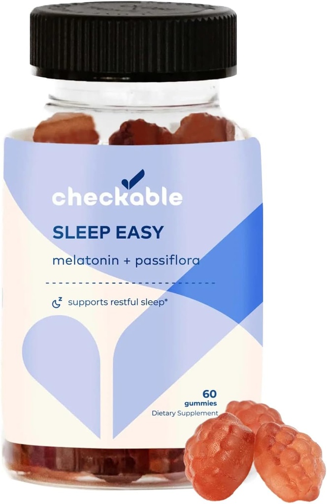 Checkable® Melatonin Gummy - 60 Kont - Melatonin, Passiflora ve B6 Vitamini