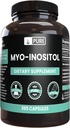 Myo-Inositol (365 Capsules) No Magnezyum Or Rice Fillers, Always Pure, Lab TY