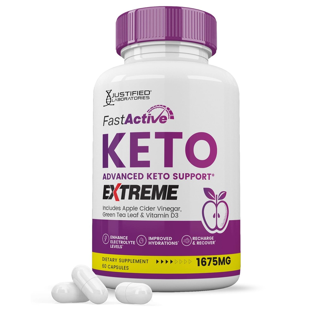 Fast Active Keto ACV Extreme Pills 1675MG Keto Support Blend Alternative to Fastactive Keto ACV Gummies Formed with Apple Cider Vinegar Extra Virgin Olive Oil Powder Green Tea Leaf 120 Κάψουλες