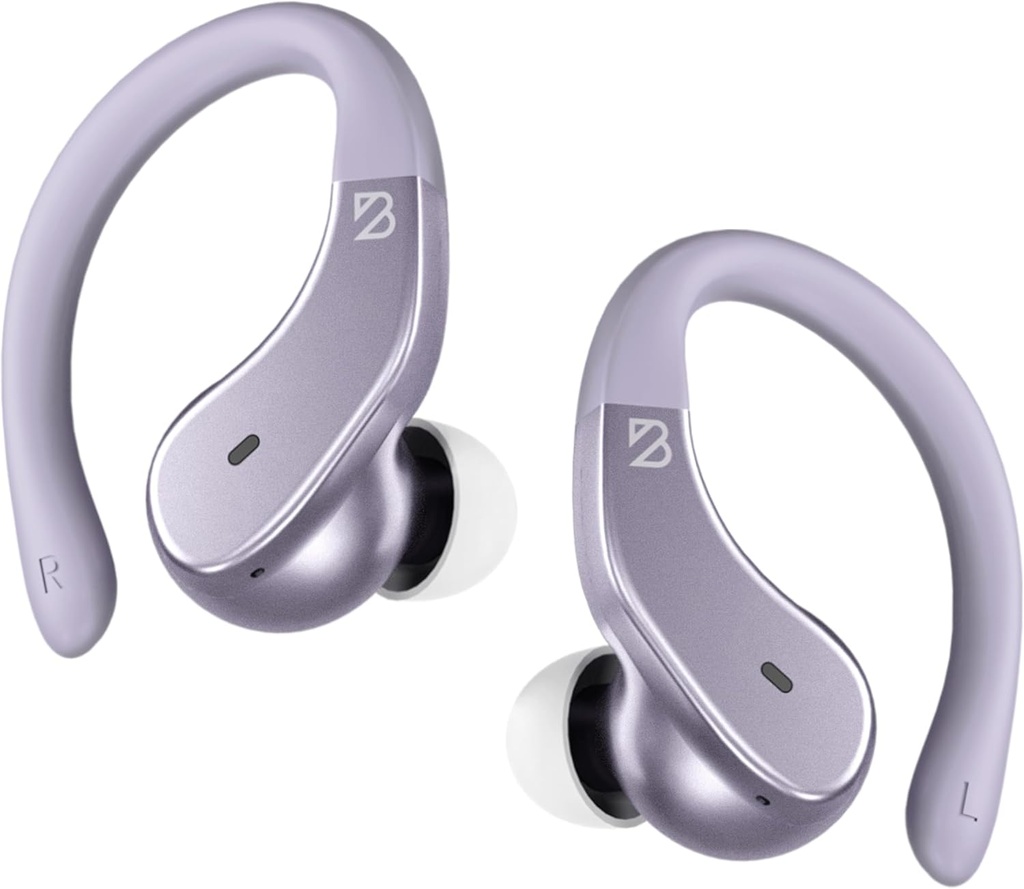 Back Bay Audio - Runner'ın Telsiz Kulakları Spor için, Hook Over The Ear Buds, Deep Bass, Run için Earphones with Earhooks, Workout Wireless Foots for the Gym