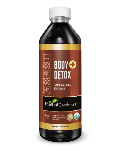 Βότανο Σώμα Καλοσύνης Detox Liquid 12oz - Φυσικό Detox Drink & Colon Cleanser για Digestive Υγεία, Ανοσία Boost, Υποστήριξη κόκκων, και αφαίρεση τοξίνη - Κατασκευάζεται στις ΗΠΑ