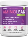 RSP NUTRITION AminoLean Φυσική προ προπόνηση σε σκόνη, Sucralose Free Amino Ενέργεια χωρίς τεχνητές βαφές, Vegan BCAAs και διαχείριση βάρους, Acai, 25 Serv