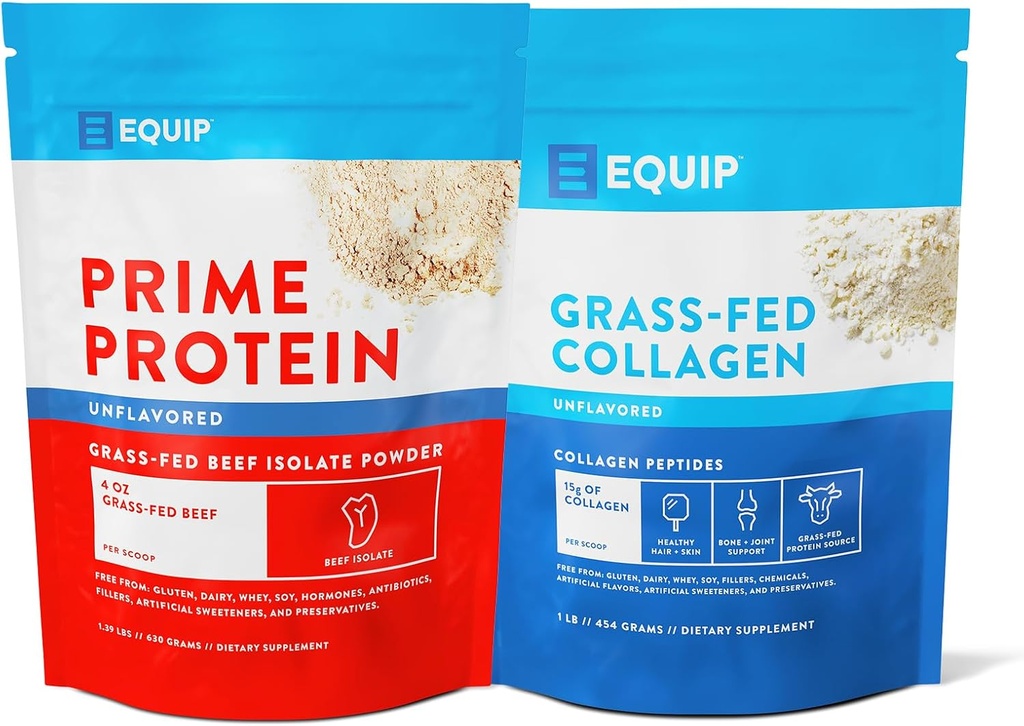 Equip Gıdaları Prime Protein Toz Unflavored & Collagen Toz Unflavored