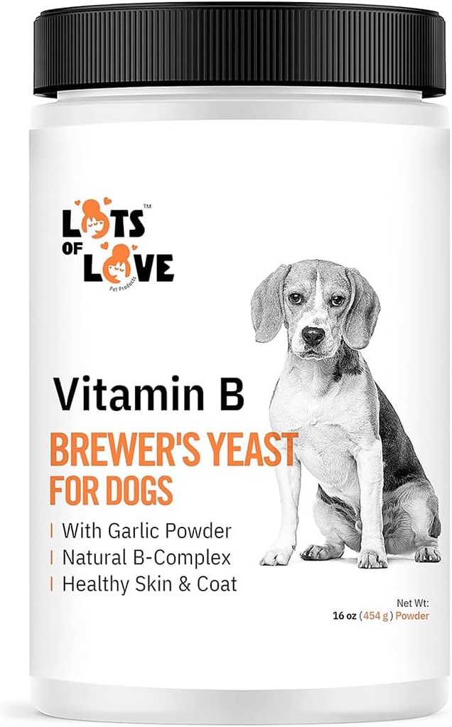 Brewer's Yeast Toz for Dogs - Fla Flavoring, Vitamin B, Natural B-Complex, Niacin & Health Skin & Coat (1 Pound)