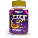 Gummy ZZZs Melatonin - Sleep Gummies 5 mg - Strawberry Flavor - 90 Kont - Vegan-Friendly, Gelatin ve Gluten Free - Halal ve Kosher Onaylandı - Erkekler ve Kadınlar için Gece Zaman Gummies