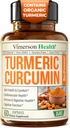 Turmeric Curcumin Supplement with Black Pepper Extract - High Potency Organic Turmeric 1200 mg &% 95 Curcuminoids for Joint & Digestive Health - Ortak Destek Supplement - 60 Vegan Curcuma Capsules