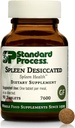 Standart Süreç Spleen Desiccated - All Food-Based Supplement to Support Spleen Health - Aid Health Immune System - Supplement with Proprietary Blend with Bovine & Ovine Spleen - 90 Tabletler