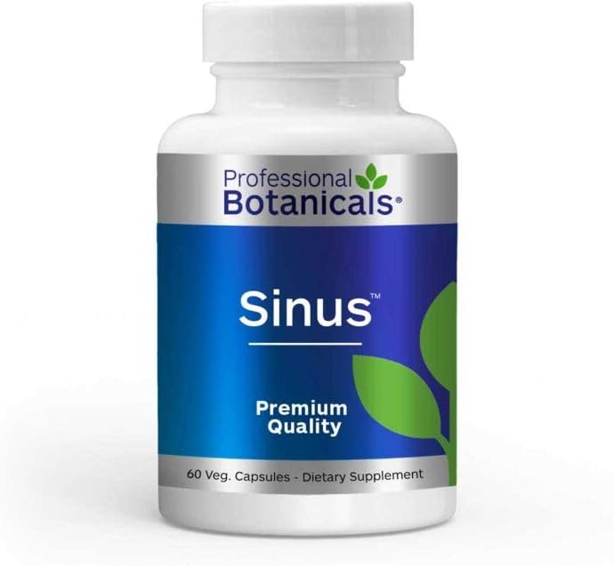 Profesyonel Botanikler Sinus – Doğal Herbal Alerji Yardımı Supplement – 60 Vegetarian Capsule