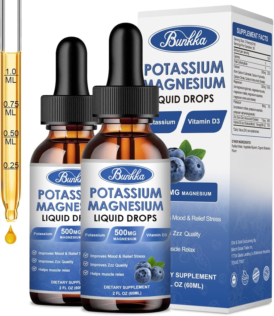 (2 Pack) Pyumyum Magnezyum Tamamı Pyum, Magnezyum,Calcium, Vitamin D3, Çinko, Yetişkin ve Kid için, Sugar Free Liquid