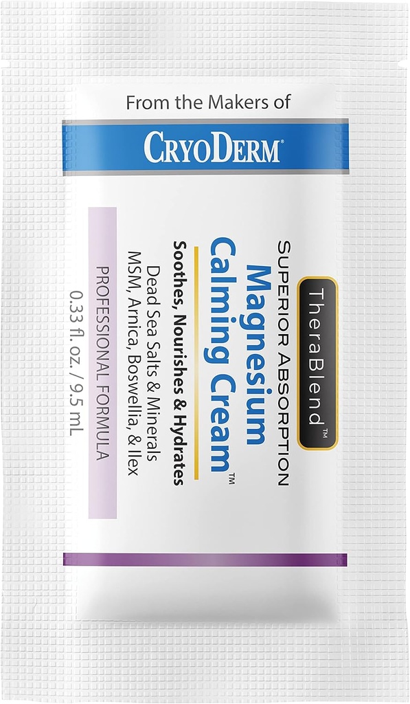 Magnezyum Calming Cream Travel Packets 0.33oz (6)