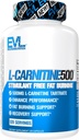 Kilo Kaybı Desteği için EVL L-Carnitine Supplement - Kilo Kayıp Kas Büyümesi ve Fat Yanak Desteği için 500 mg Diyet Pills - Stimulant Free L Tartrate - 120 Hizmet