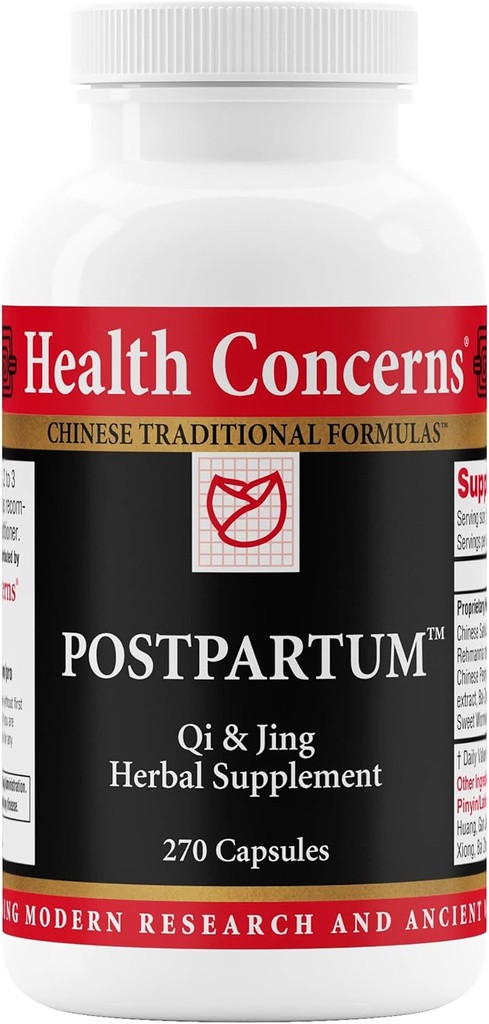 Sağlık Tartışmaları Postpartum – Recovery Support & Women's Hormonal Balance – Uterine Cleansing – China Herbal Supplement for After Childborn, Miscarriage or Surgery – 270 Capsules