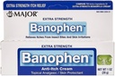MAJOR Ekstra Güçlü Banophen - Anti-Itch Cream - Topical Analgesic Skin Korumalı - Böcek Bitleri ve Skin Irritations - 1 Oz. (1 Pack)