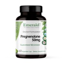 EMERALD LABS Pregnenolone 50mg - Immune Support & Hormonal Balance - Gluten-Free - 60 Sebze Capsules (30-Day Supply)