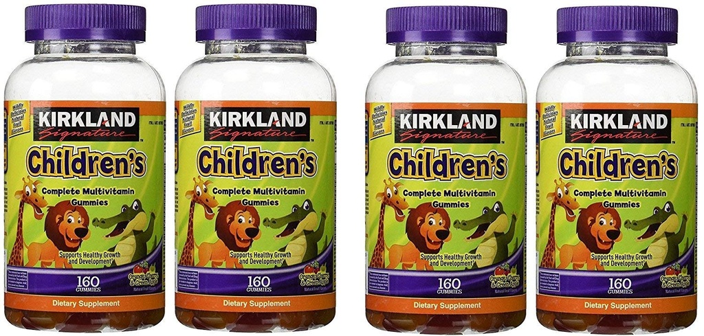 Kirkland Υπογραφή Παιδική Πλήρης πολυβιταμίνη, 320 Gummies (2 πακέτο)