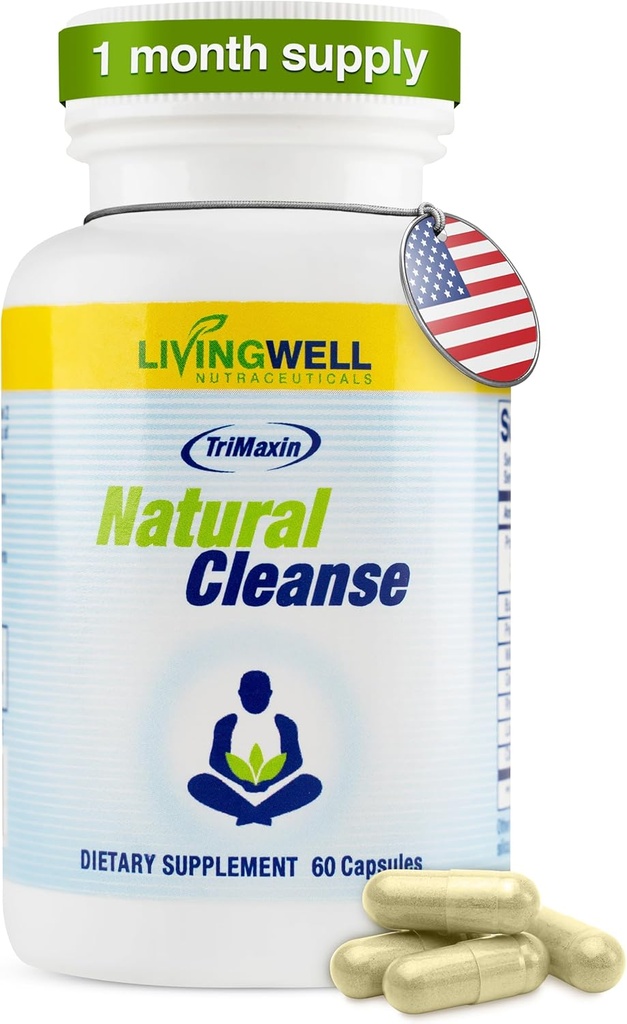 Daily Detox - Καθαριστικό Κολώνα για το βάρος Flush, Bowel Movement Συμπληρώματα για Stomach Bloating, Προωθεί Digestive Health, Premium Cleanse Formula για άνδρες και γυναίκες, 60 Count