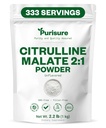L Citrulline Malate 2:1 Toz, 1 kg, Supplement ve Nitrate for Strength Performance and Energy, Pre-Workout L Arginine L Citrulline Supplement Toz, 334 Hizmetler