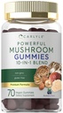 Carlyle Mushroom Supplement Gummies | 70 Vegan Gummies | 10in-1 Mix | Non-GMO ve Gluten Ücretsiz