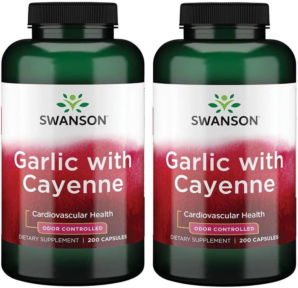 Swanson Swan with Cayenne 200 Capsules (2 Pack)