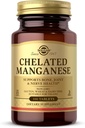 Solgar Chelated Manganese - 100 δισκία - Υποστηρίζει την υγεία των οστών, των αρθρώσεων και των νεύρων - μη ΓΤΟ, Vegan, χωρίς γλουτένη, χωρίς γαλακτοκομικά, Kosher - 100 υπηρεσίες